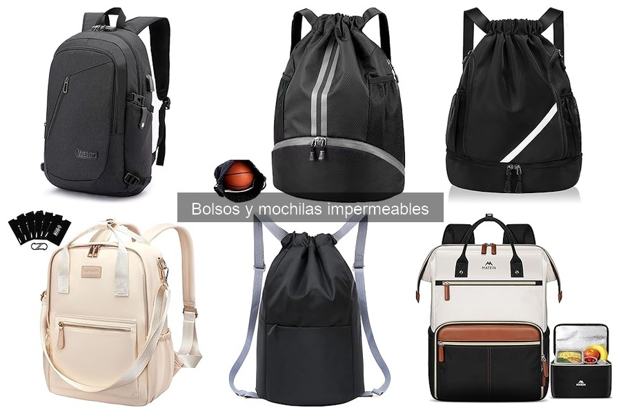 Mejores bolsos impermeables para viajeros: comparativa 2023