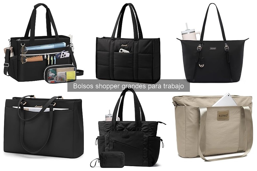 Mejores bolsos shopper grandes para trabajar: comparativa 2023