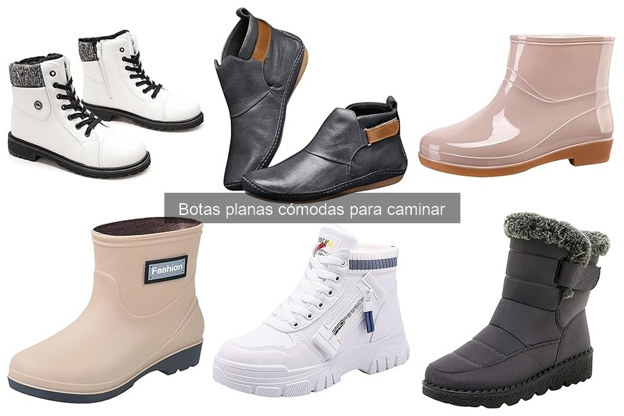 Mejores botas planas cómodas para caminar en oferta