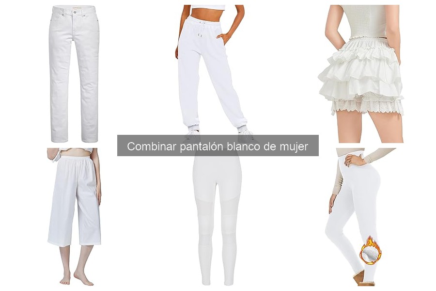 Mejores camisetas para combinar con pantalón blanco de mujer