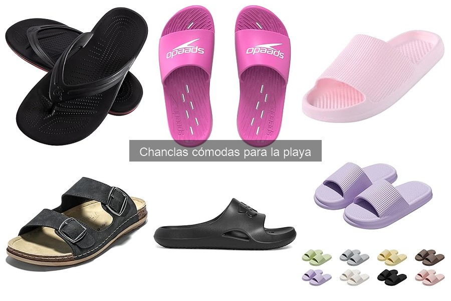 Mejores chanclas cómodas para la playa: guía recomendada