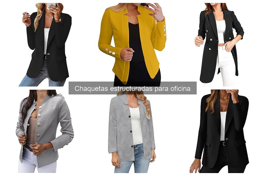 Mejores chaquetas estructuradas para oficina en 2023