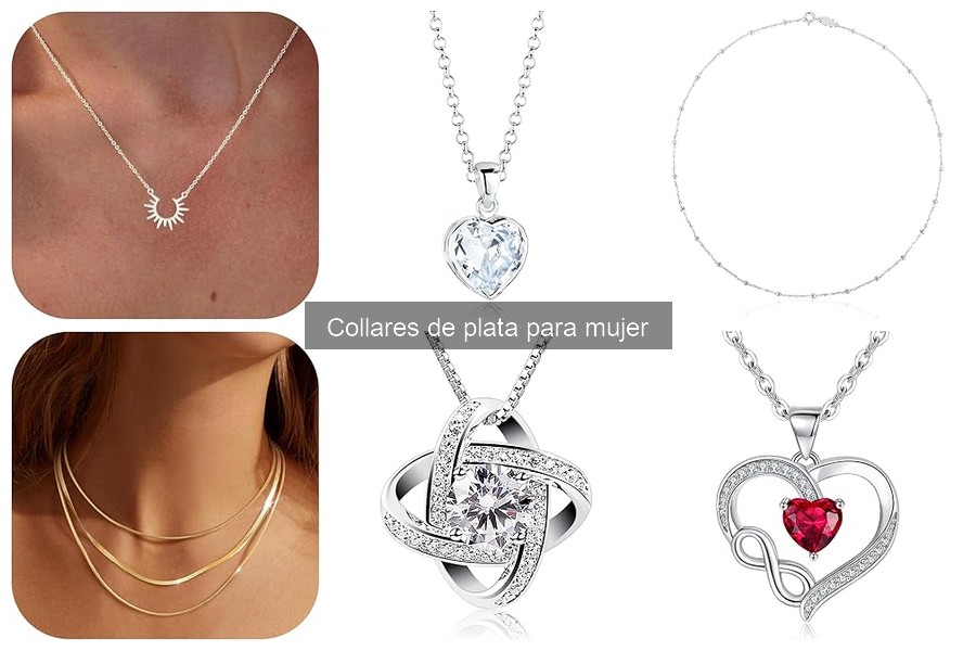 Mejores collares de plata para regalo: elegancia y amor