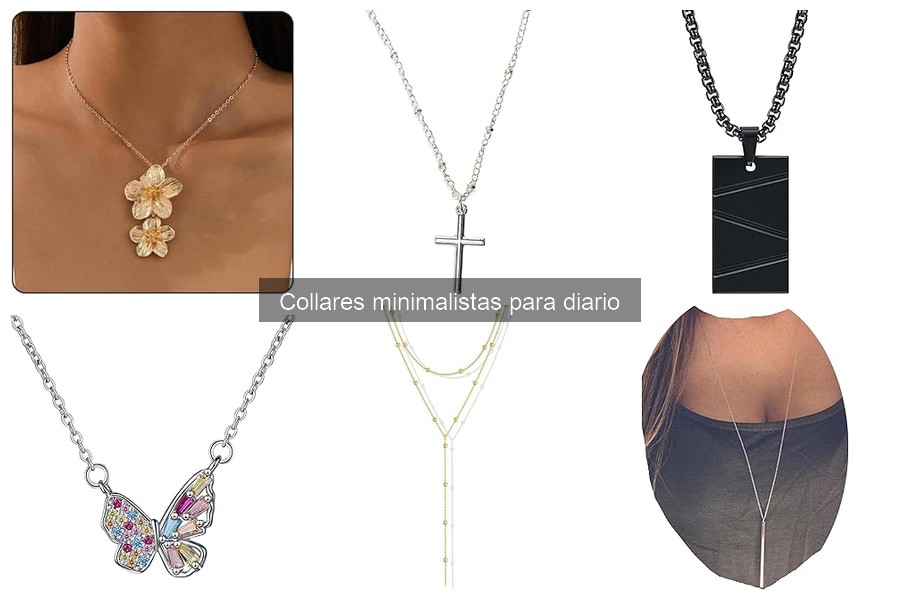 Mejores collares minimalistas para ocasiones casuales