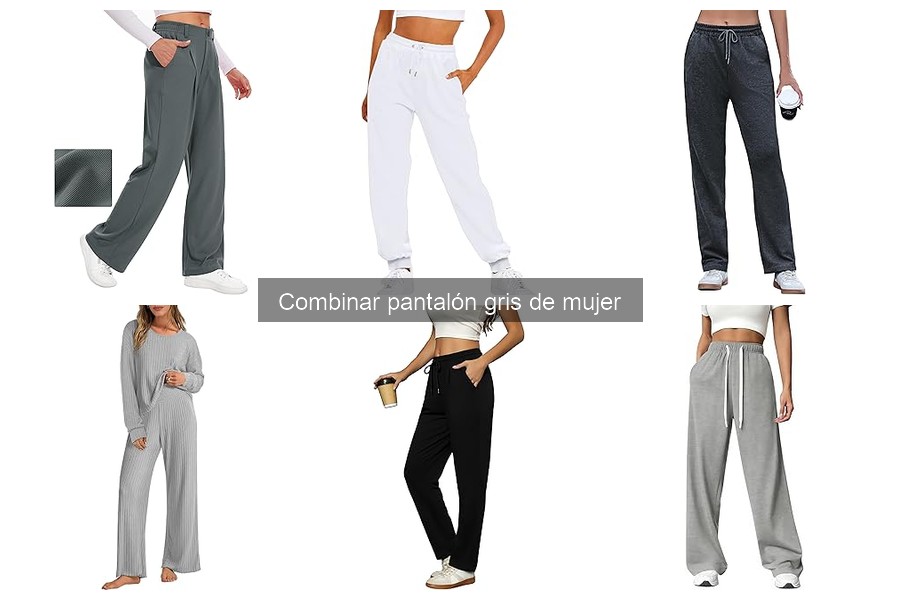 Mejores colores para combinar pantalones grises de mujer