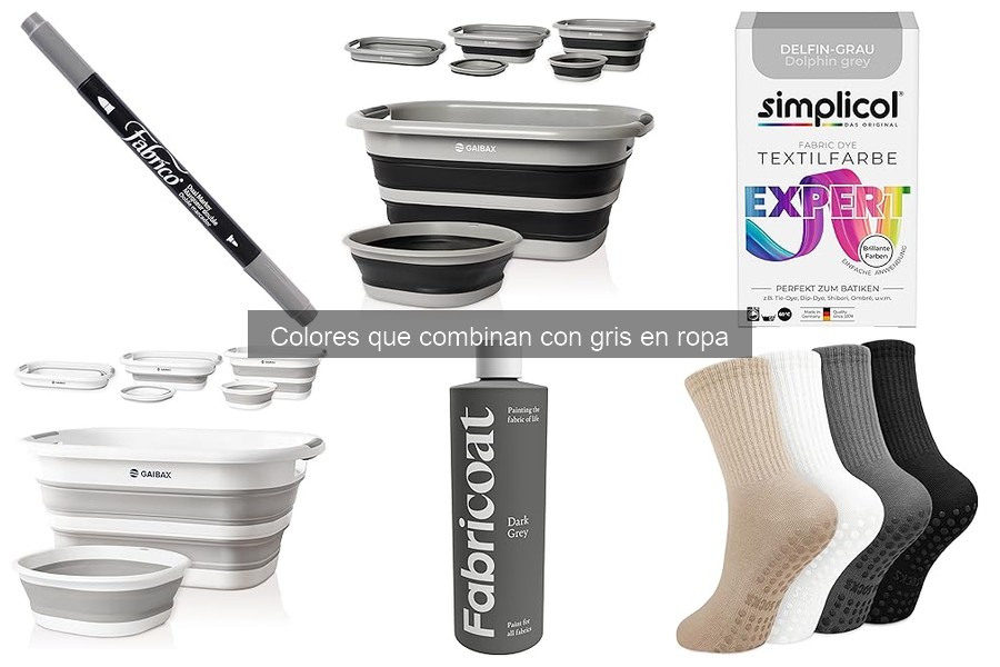 Mejores colores que combinan con gris en moda femenina