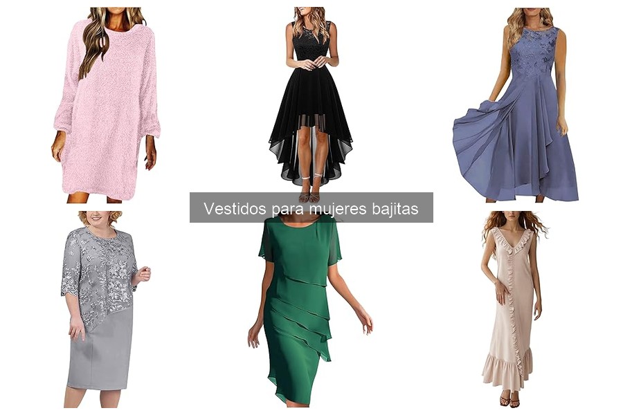 Mejores combinaciones de colores para vestidos de mujeres bajitas