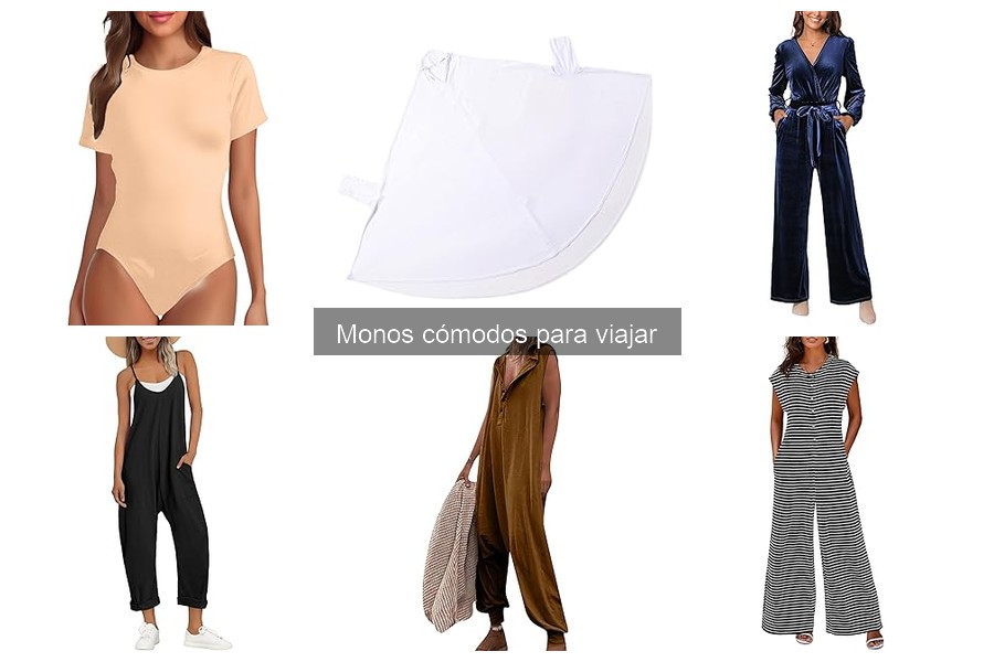 Mejores estilos para monos cómodos de viaje