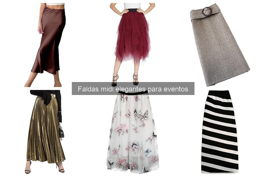 Mejores faldas midi elegantes para bodas: ¡Descubre las opciones!