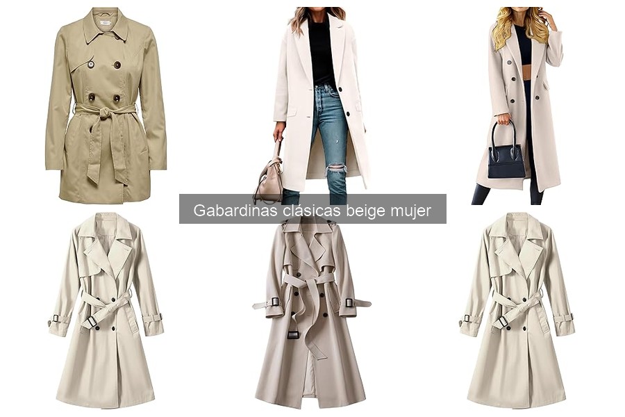 Mejores gabardinas clásicas beige para el otoño 2023