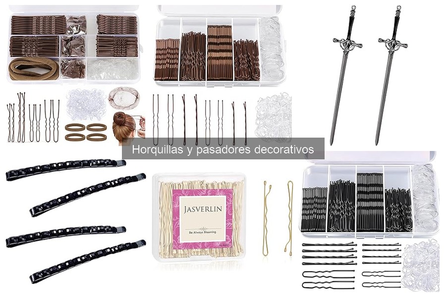Mejores horquillas decorativas para cabello fino: guía de compra