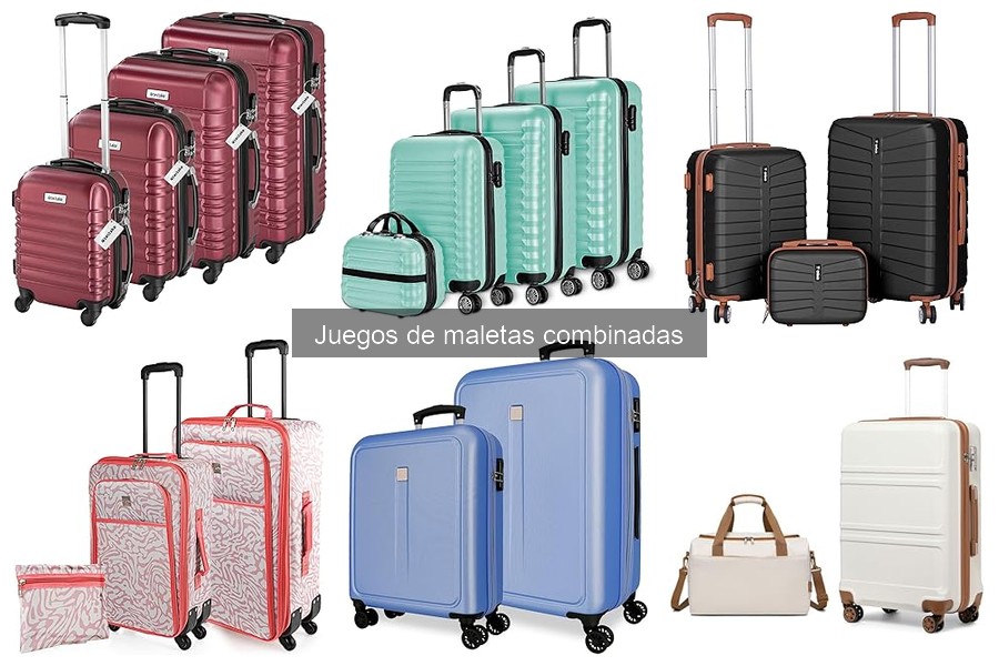 Mejores juegos de maletas combinadas para viajar en avión