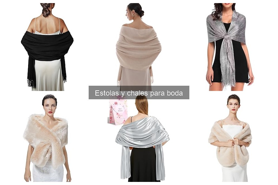 Mejores lugares para comprar estolas y chales para boda