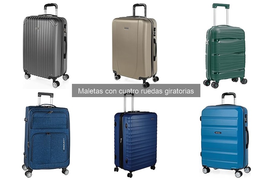 Mejores maletas con cuatro ruedas giratorias para negocios