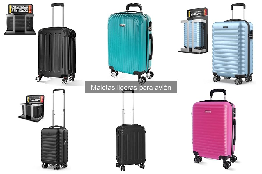 Mejores maletas ligeras para viajes cortos en avión