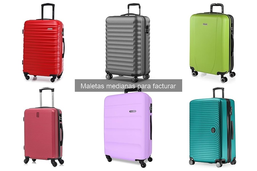 Mejores maletas medianas con ruedas giratorias para facturar