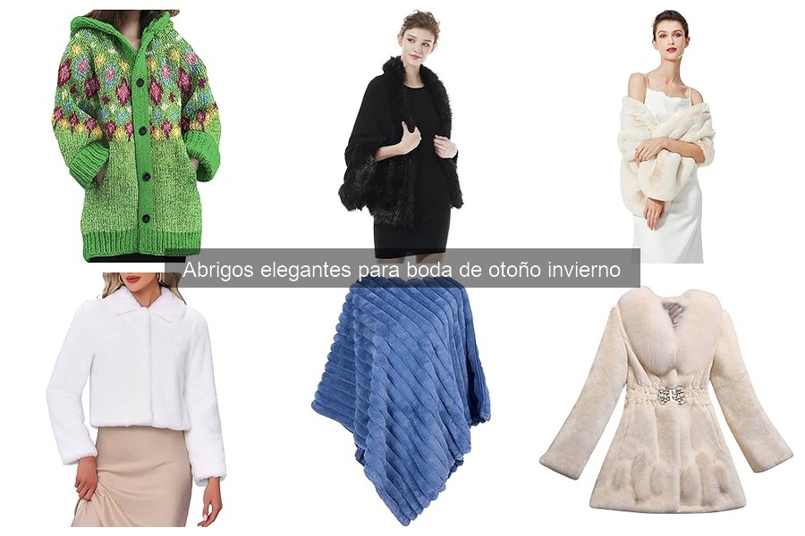 Mejores marcas de abrigos elegantes para bodas en otoño e invierno
