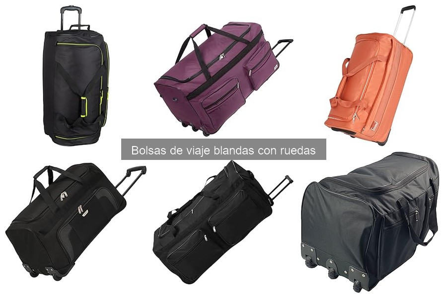 Mejores marcas de bolsas de viaje blandas con ruedas