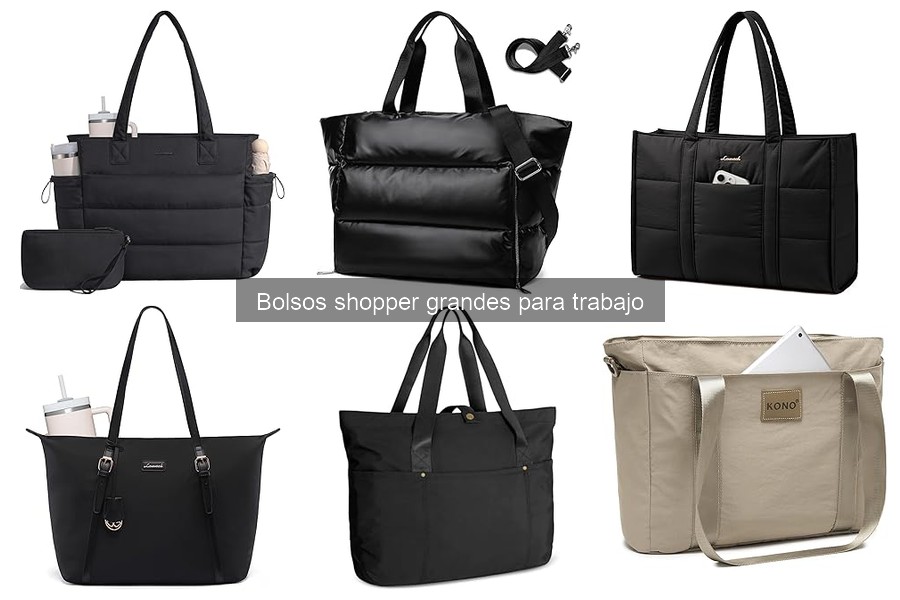 Mejores marcas de bolsos shopper grandes para trabajo