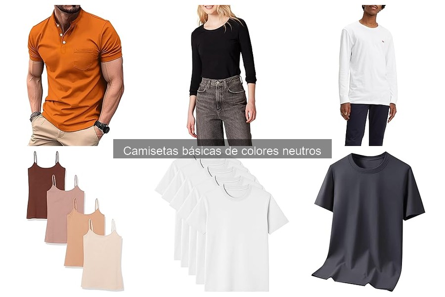 Mejores marcas de camisetas básicas neutras comparativa
