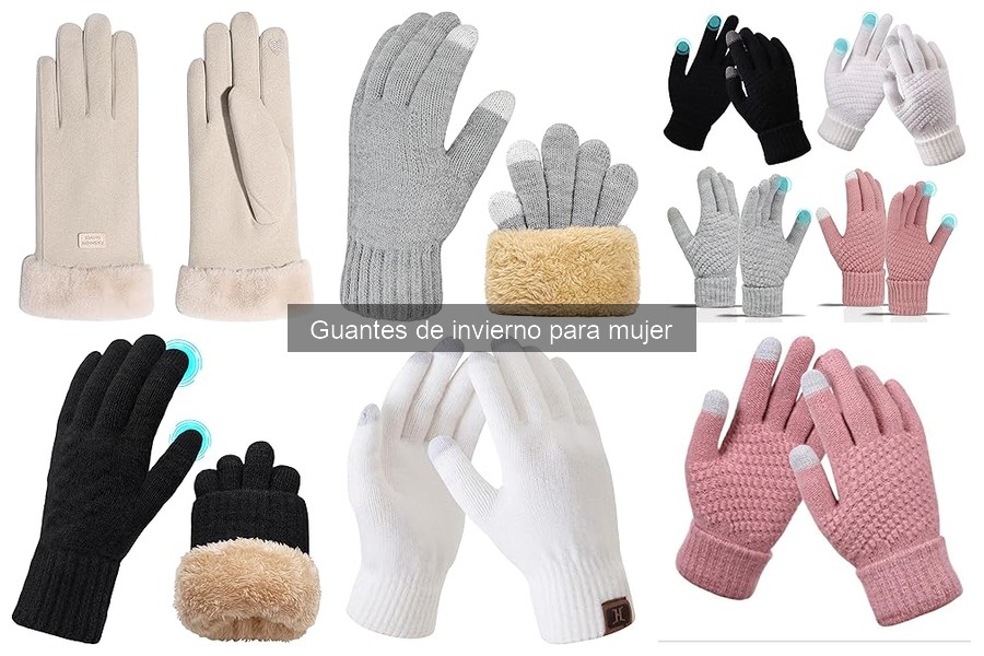 Mejores marcas de guantes de invierno para mujer en 2023