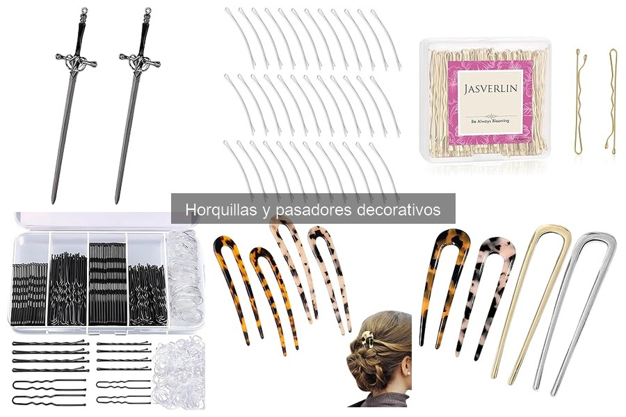 Mejores marcas de horquillas decorativas: comparativa de precios