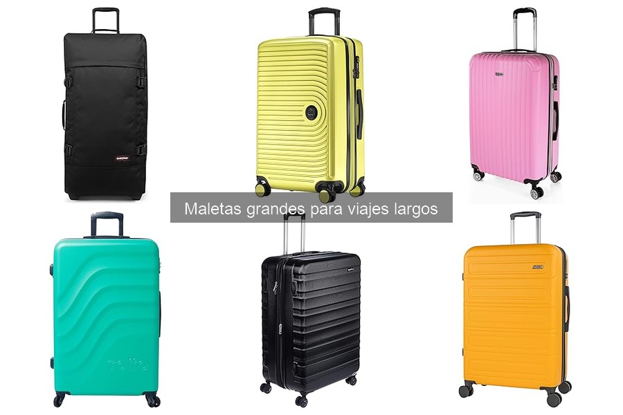 Mejores marcas de maletas grandes para viajar largo