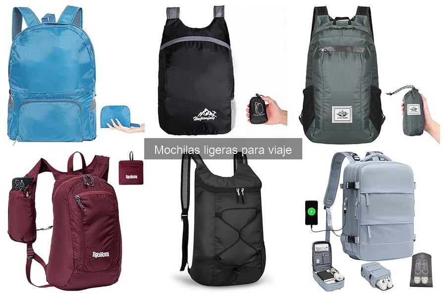 Mejores marcas de mochilas ligeras para viaje: comparativa 2023