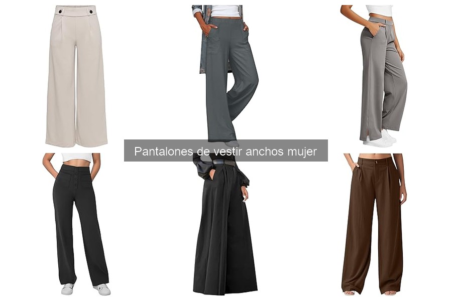 Mejores marcas de pantalones de vestir anchos para mujer