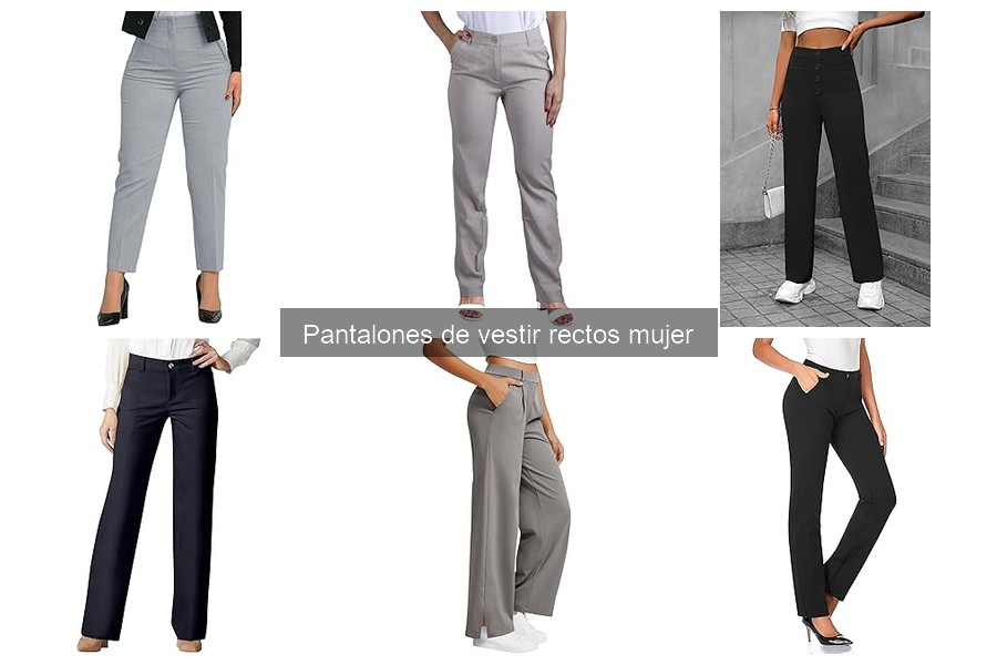 Mejores marcas de pantalones de vestir rectos para mujer