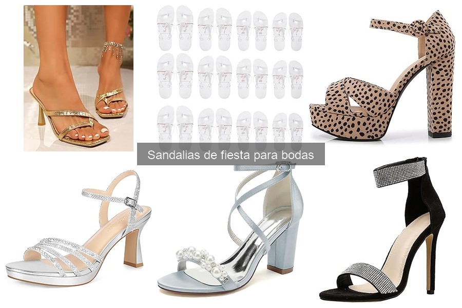 Mejores marcas de sandalias de fiesta para bodas