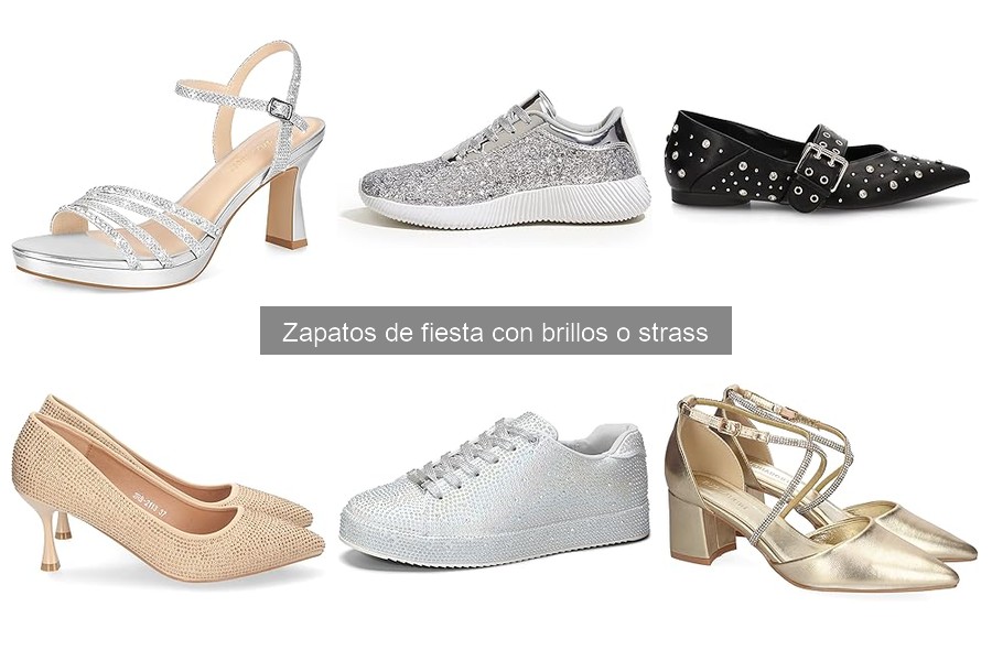Mejores marcas de zapatos de fiesta con brillos o strass