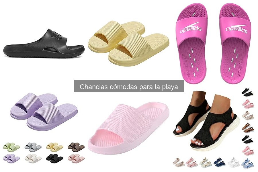 Mejores materiales para chanclas cómodas de playa