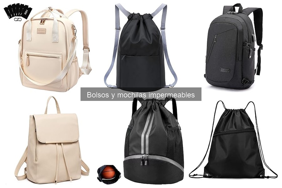 Mejores materiales para impermeabilizar bolsos y mochilas