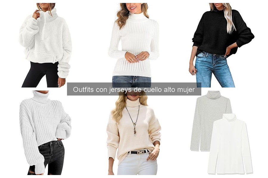 ** Mejores materiales para jerseys de cuello alto en moda femenina