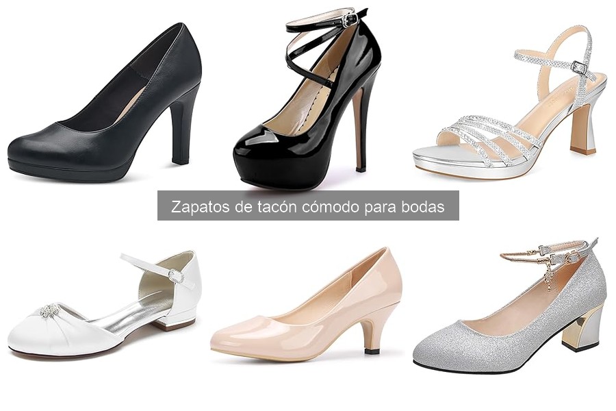 Mejores momentos para comprar zapatos de tacón cómodos para bodas