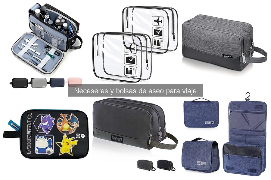 Mejores neceseres para viajes cortos: comparativa y recomendaciones