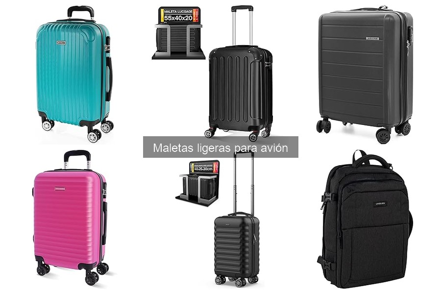 Mejores ofertas y precios de maletas ligeras para avión