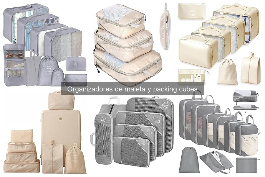Mejores packing cubes para viajar en avión: guía de compra