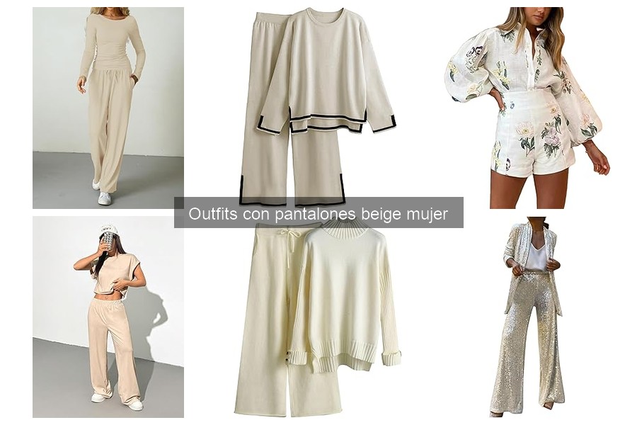 Mejores pantalones beige para cada tipo de cuerpo femenino