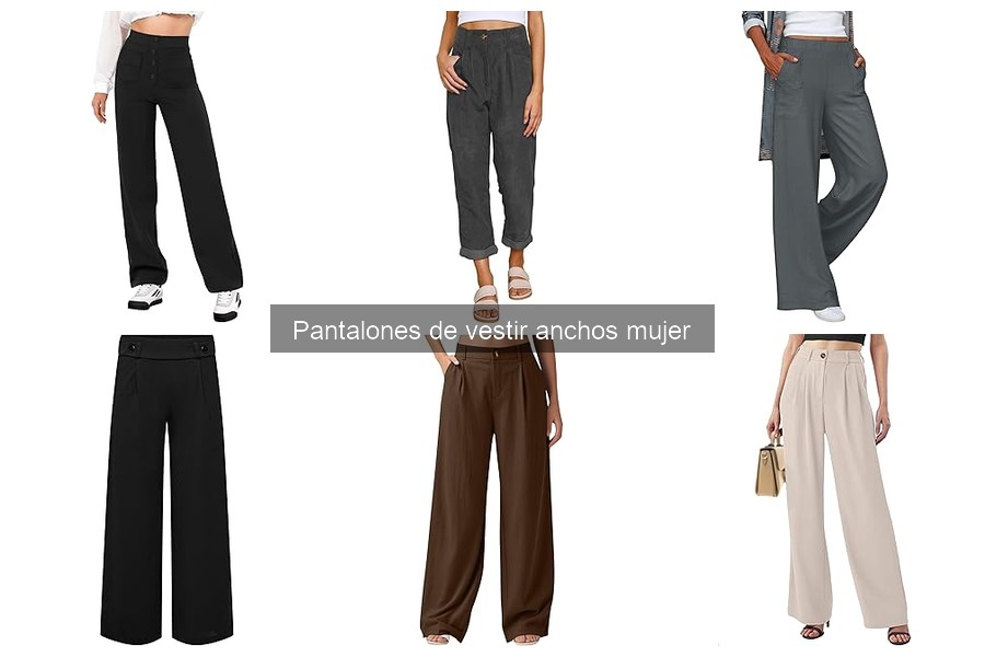 Mejores pantalones de vestir anchos para mujeres curvy