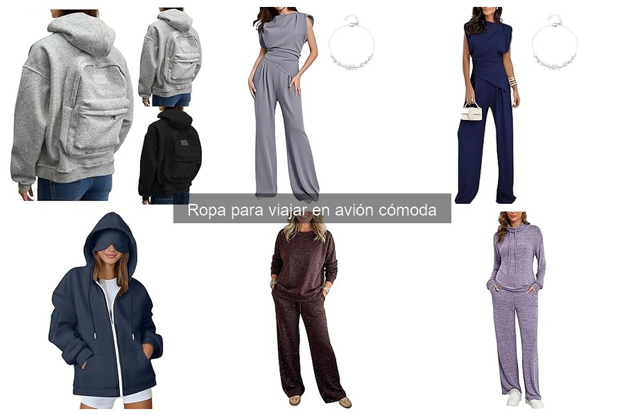Mejores prendas cómodas para viajar en avión