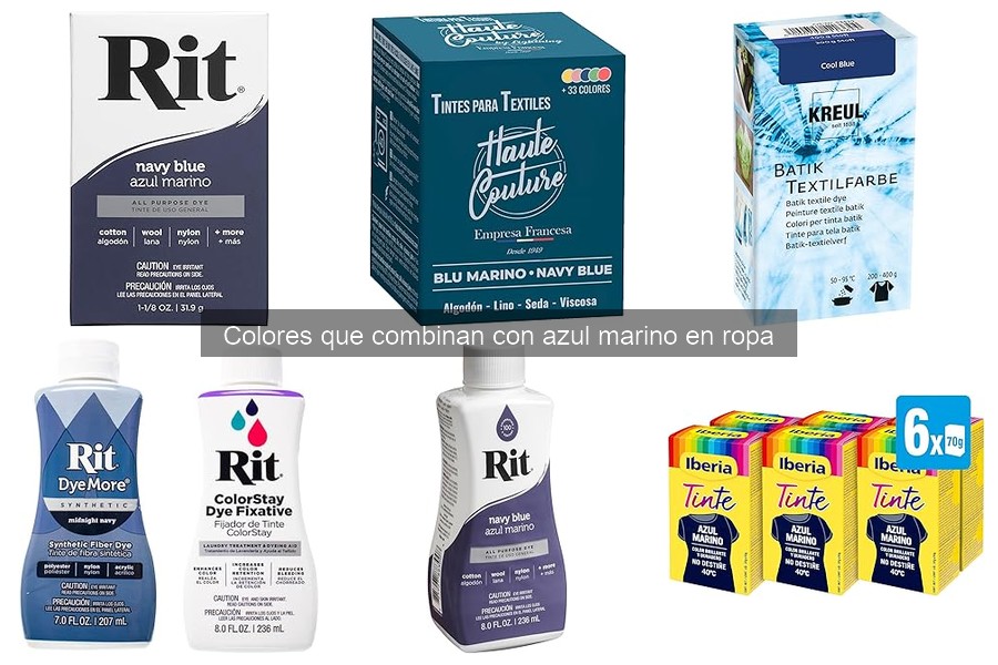Mejores prendas para combinar con azul marino en moda