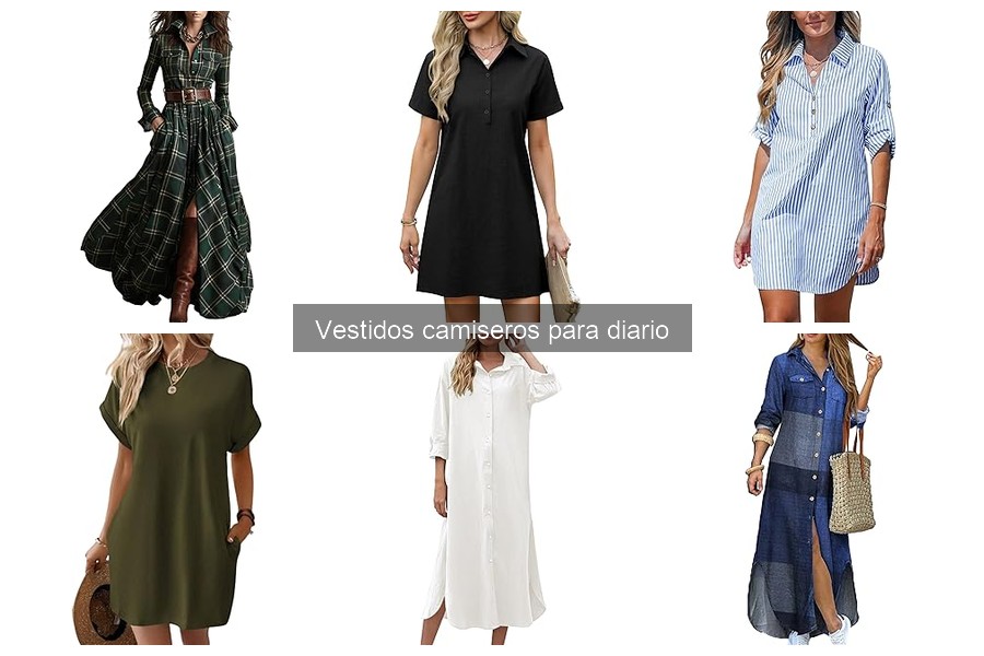 Mejores tiendas online para comprar vestidos camiseros