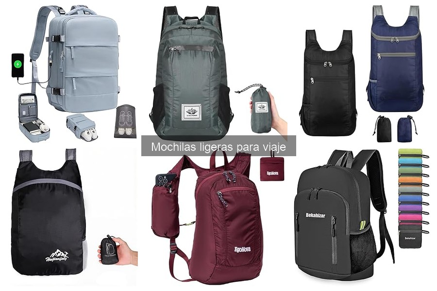 Mejores tiendas online para mochilas ligeras con descuentos