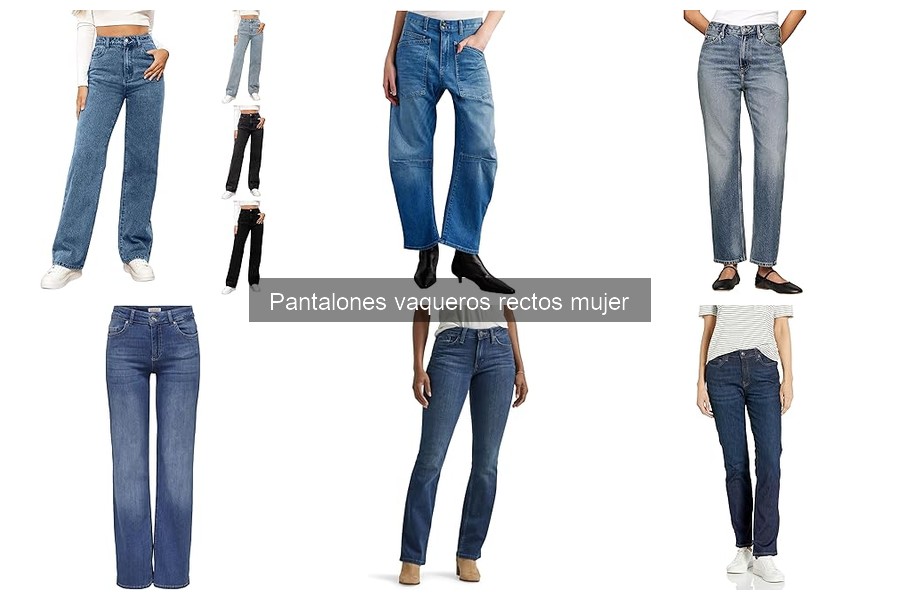 Mejores tiendas online para pantalones vaqueros rectos mujer