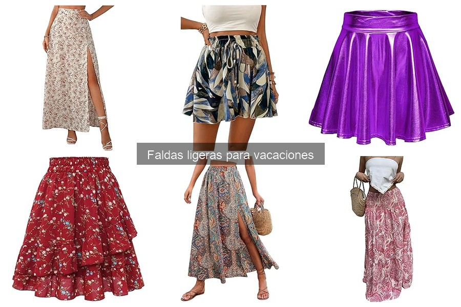 Mejores tiendas para comprar faldas ligeras de vacaciones