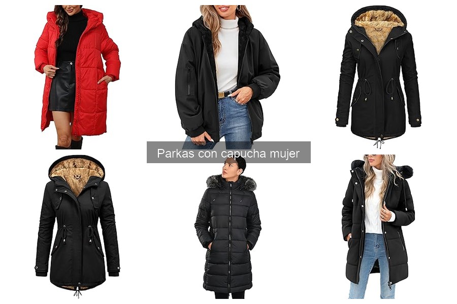 Mejores tiendas para comprar parkas con capucha mujer online
