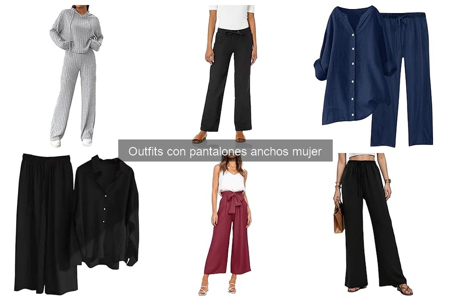 Mejores tipos de pantalones anchos para mujer: estilos y tips