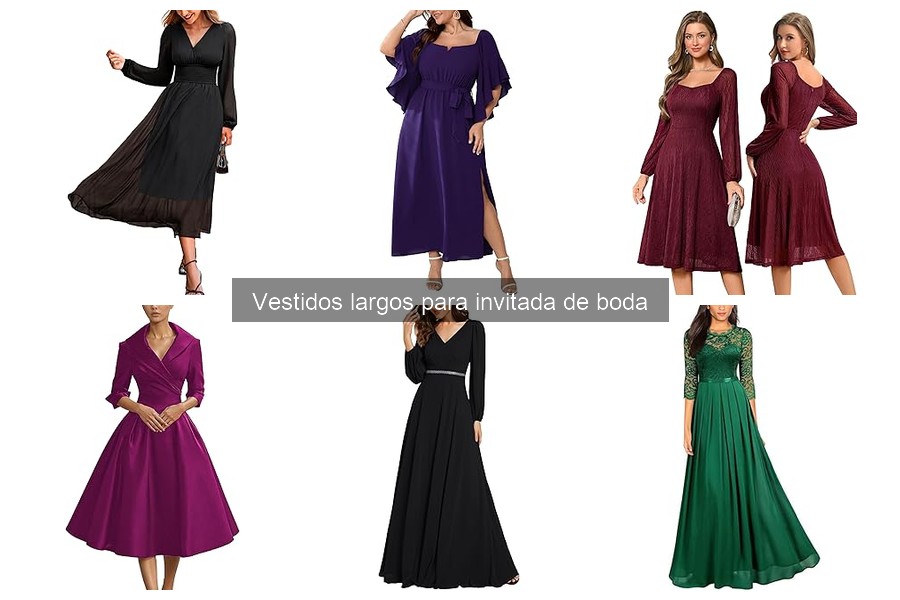 Mejores vestidos largos para invitadas de boda 2023